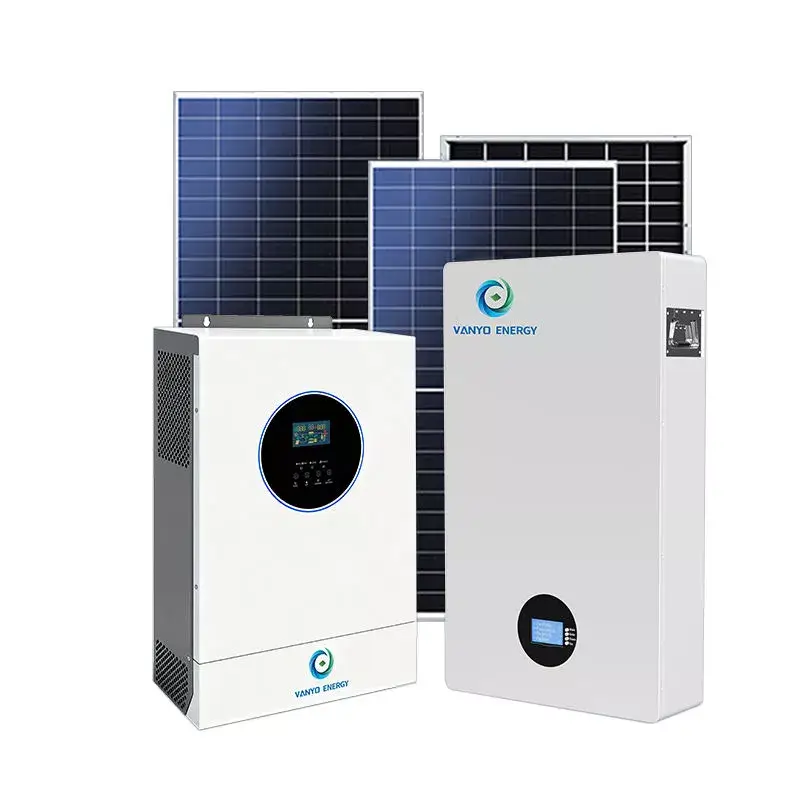 Vanyo solar setup - Basic Home solar setup with inverter and battery